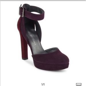 Stuart Weitzman Two Tone Strapping Pump